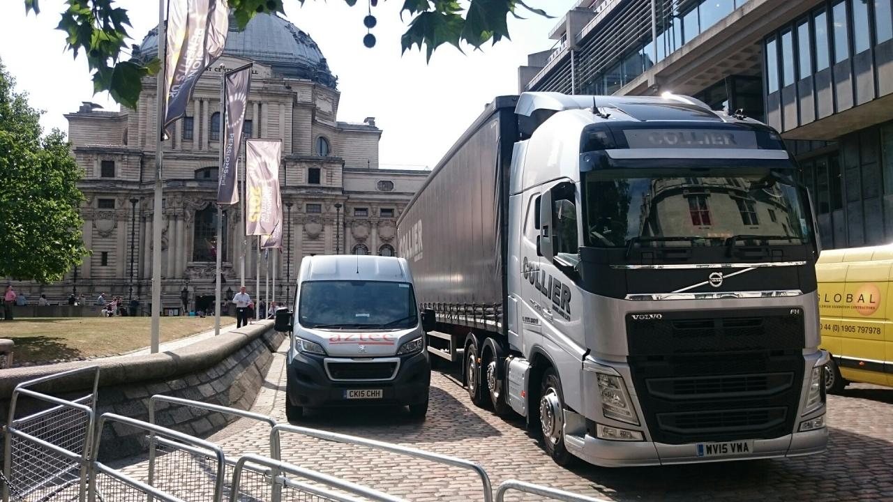 Collier Haulage truck in London